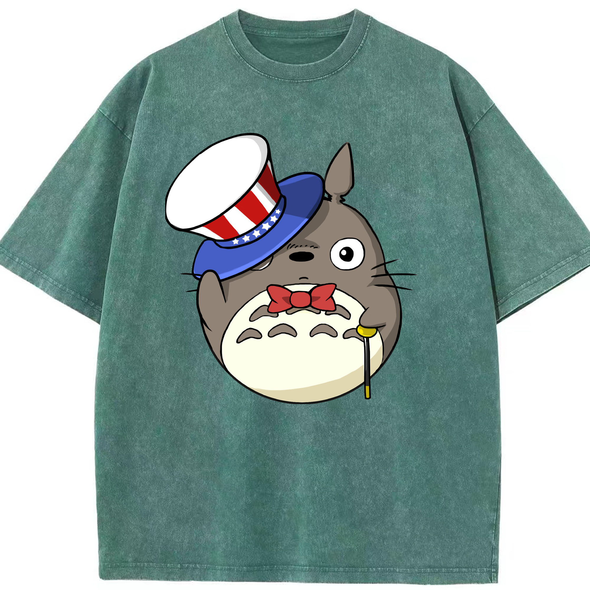 （画像用） となりのトトロ 草壁メイ 草壁サツキ My Neighbor Totoro Satsuki Kusakabe Mei Kusakabe 綿100% ヴィンテージ風 半袖Tシャツ（フロントプリント）